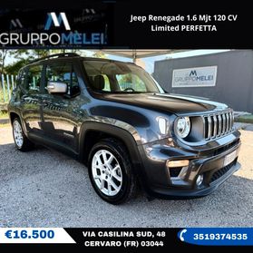 Jeep Renegade 1.6 Mjt 120 CV Limited PERFETTA