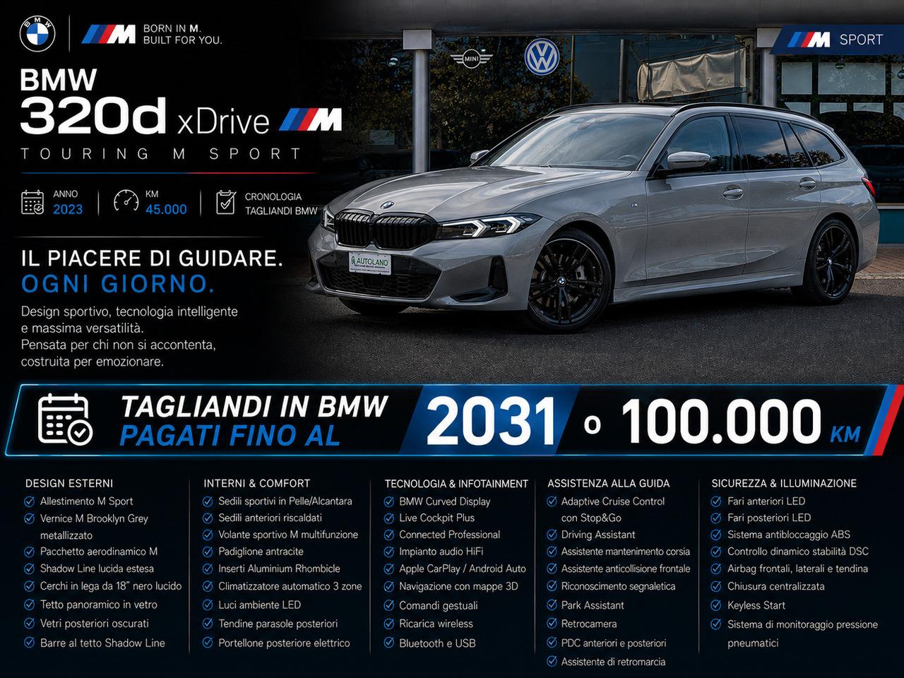 BMW 320 d Touring mhev 48V xdrive MSport auto