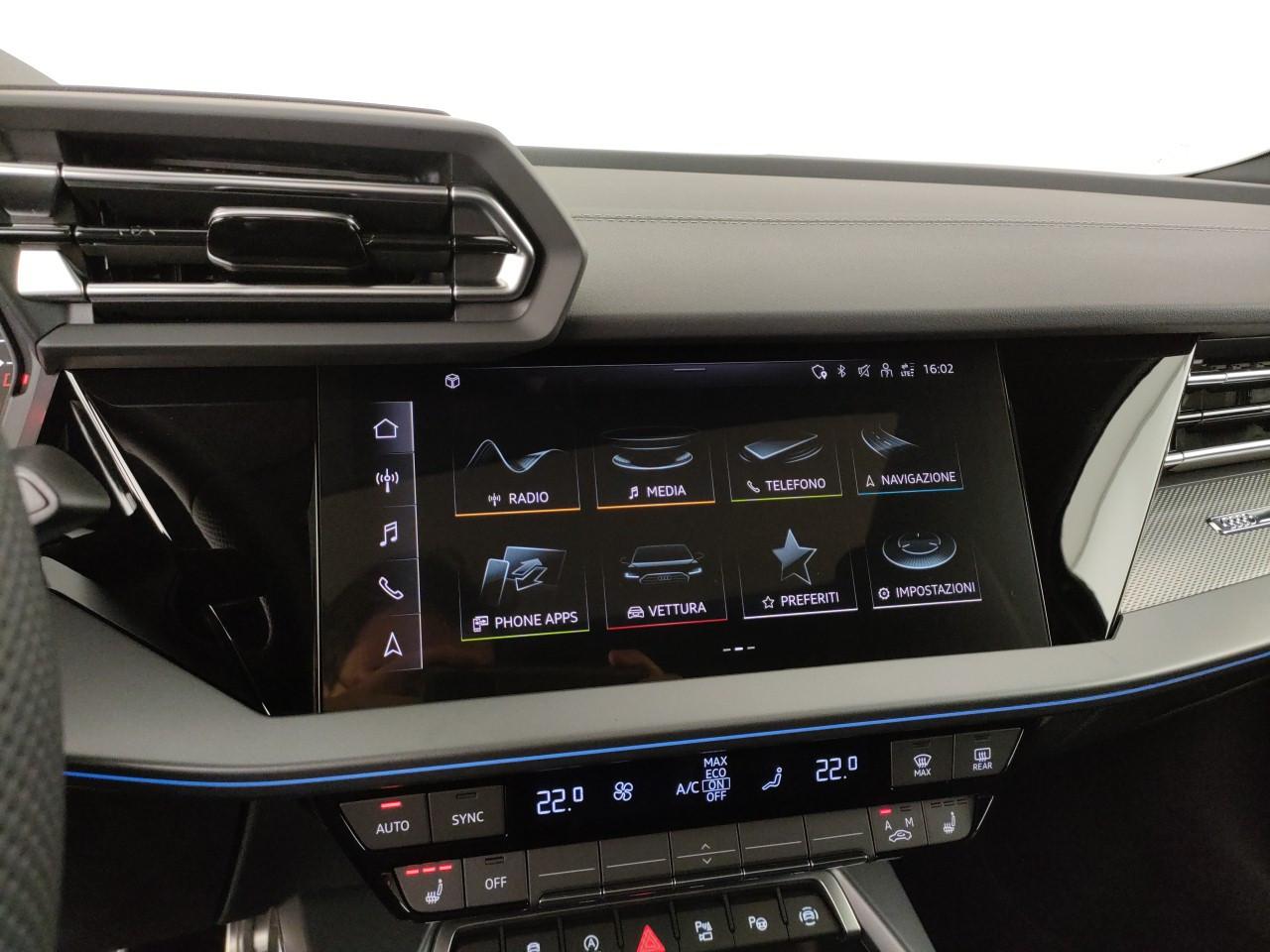 AUDI A3 Sportback 1.5 tfsi mhev S line edition 150cv s-tronic