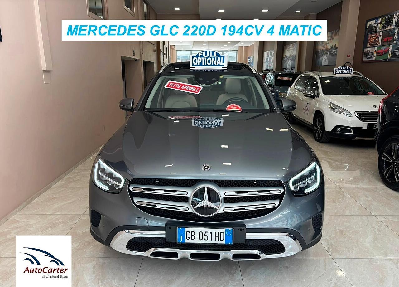 Mercedes GLC 220d 4Matic**DOPPIO TETTO**FULL