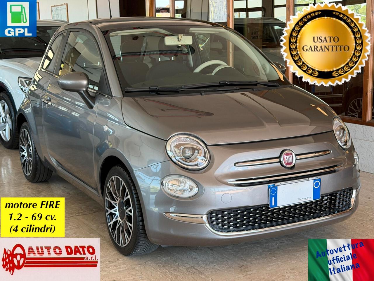 Fiat 500 1.2 69 cv. EasyPower DOLCEVITA (Imp. GPL)