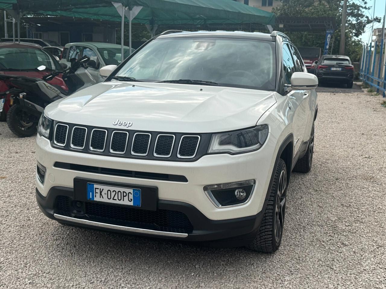 Jeep Compass 2.0 Multijet II cambio automatico km certificati 1 prop. 2017 bianco perla