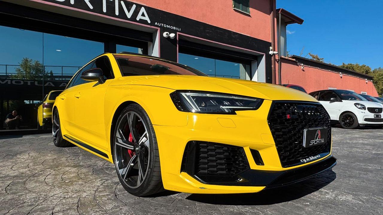 Audi SOLO MATRIMONI CON AUTISTA RS4 Avant 2.9 tfsi Exclusive edition Blu Nogaro quattro 450cv tiptronic