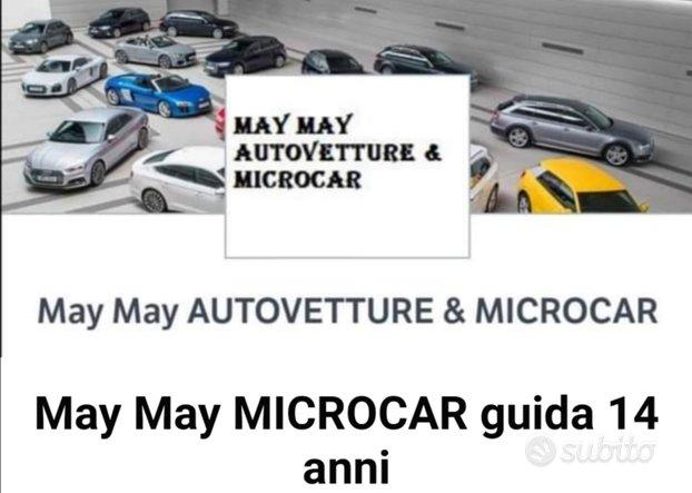 Minicar 100%elettrica ztl guida 14 anni