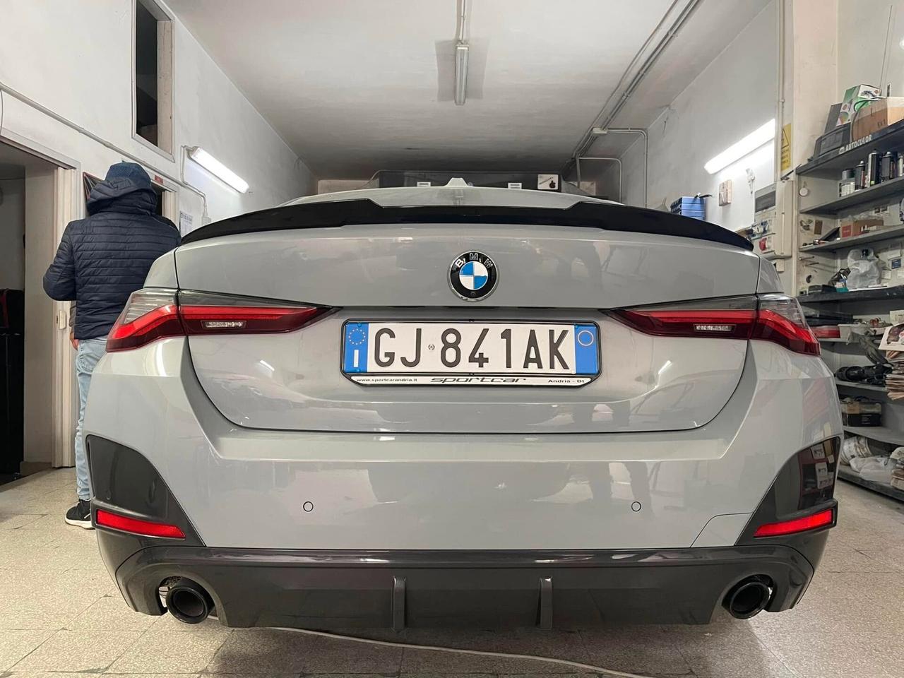 Bmw 420d GC xdrive 48V Msport TETTO NAVY PELLE 19' LED 360