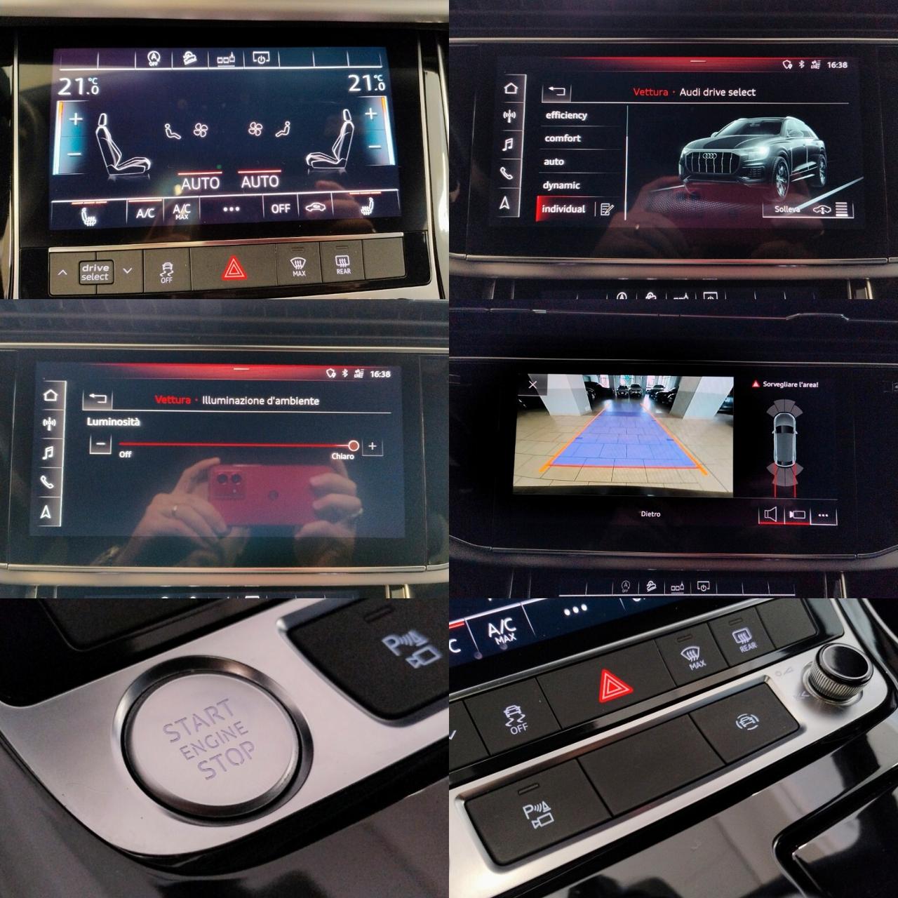 AUDI Q8 50 TDI quattro tiptronic S LINE TETTO RADAR