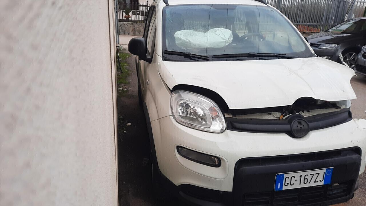 Fiat Panda 0.9 TwinAir Turbo Natural Power anno 2021 incidentata