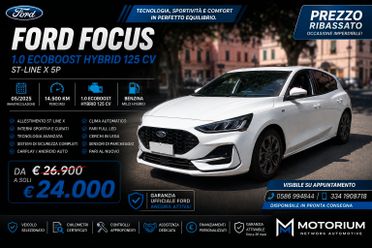 FORD FOCUS ST-LINE X 1.0 ECOBOOST 125 CV MHEV | 14.500 KM | PARI AL NUOVO | GARANZIA FORD UFFICIALE