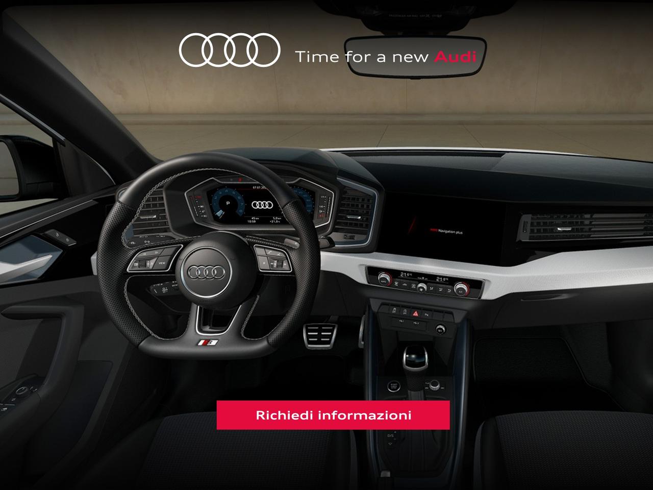 Audi A1 sportback 30 1.0 tfsi identity black 116cv s-tronic