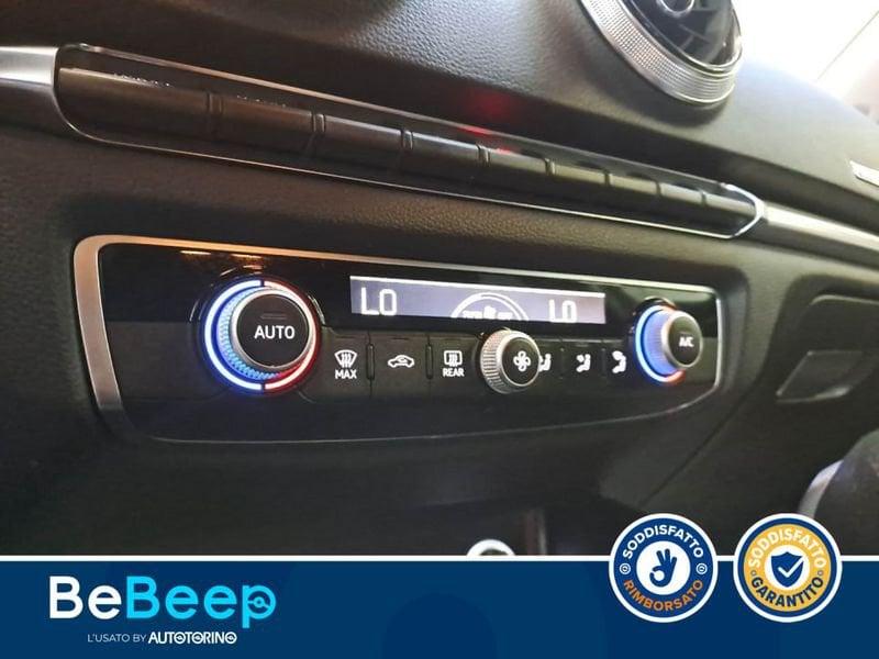 Audi A3 Sportback SPORTBACK 30 1.6 TDI SPORT 116CV S-TRONIC