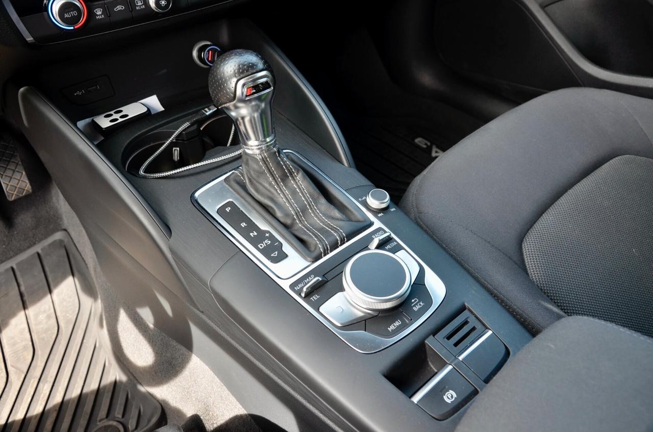 AUDI A3 30 1.6 TDI S-LINE EXT 116cv S-TRONIC, UFF ITALIANA, EURO 6D, FARI LED, NAVI, APPLE ANDROID, PERMUTE