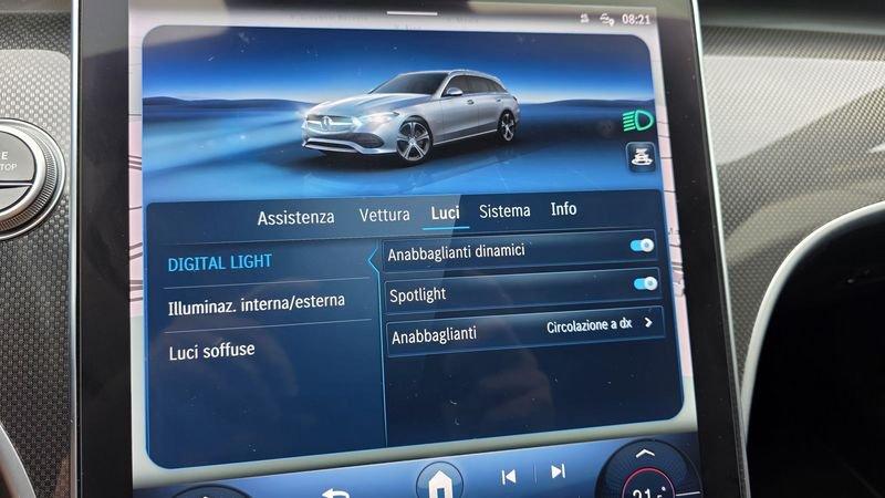 Mercedes-Benz Classe C 300d Mild Hybrid S.W. AMG DIGITAL LIGHT CAMERA 360° MEMORY FULL OPT