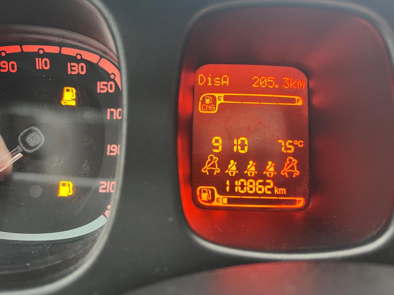 Fiat Panda METANO Euro 6 2014 Ok Neop-Area B/C