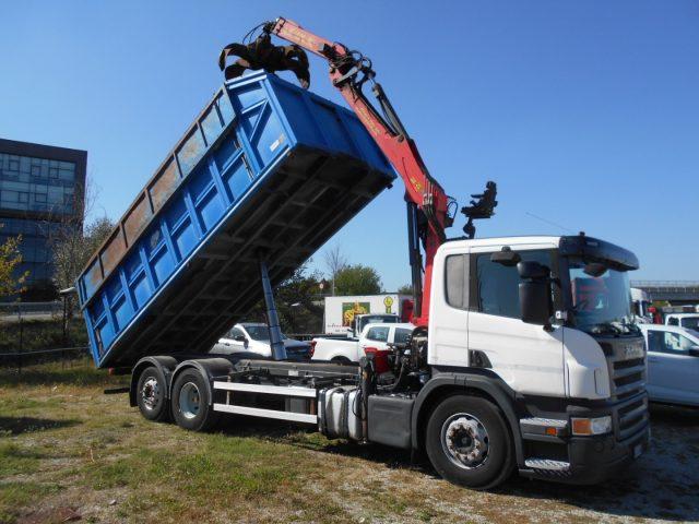 SCANIA P380 CASSONATO + GRU