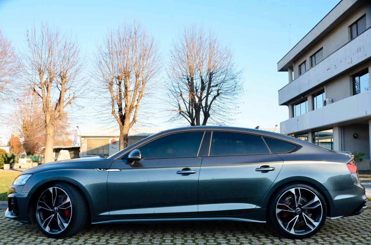 AUDI A5 SPB 40 2.0 TDI MHEV S-LINE INT+EXT QUATTRO 204cv S-TRONIC, UNICOPROPRIETARIO, SERVICE CON FATTURE, ECCELLENTI CONDIZIONI, MATRIX, RETROCAMERA, 20", PERMUTE