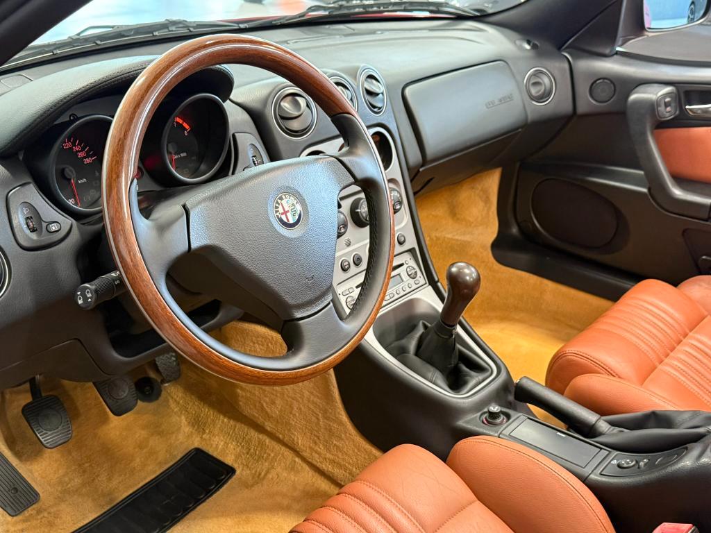 ALFA ROMEO Spider 2.0i JTS 16V cat- ROSSO ALFA - PELLE CUOIO - ASI