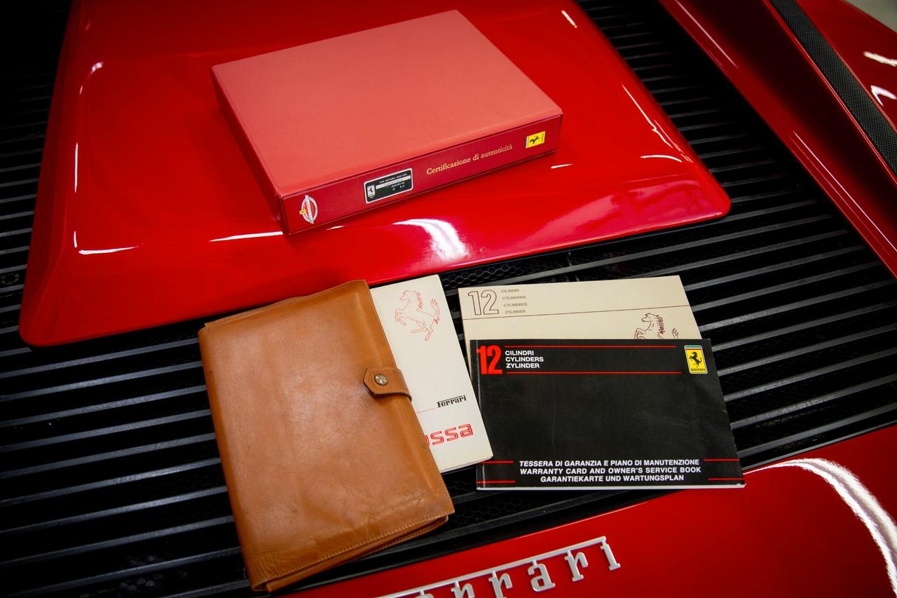 Ferrari Testarossa Monospecchio Monodado Cert. Ferrari Classiche