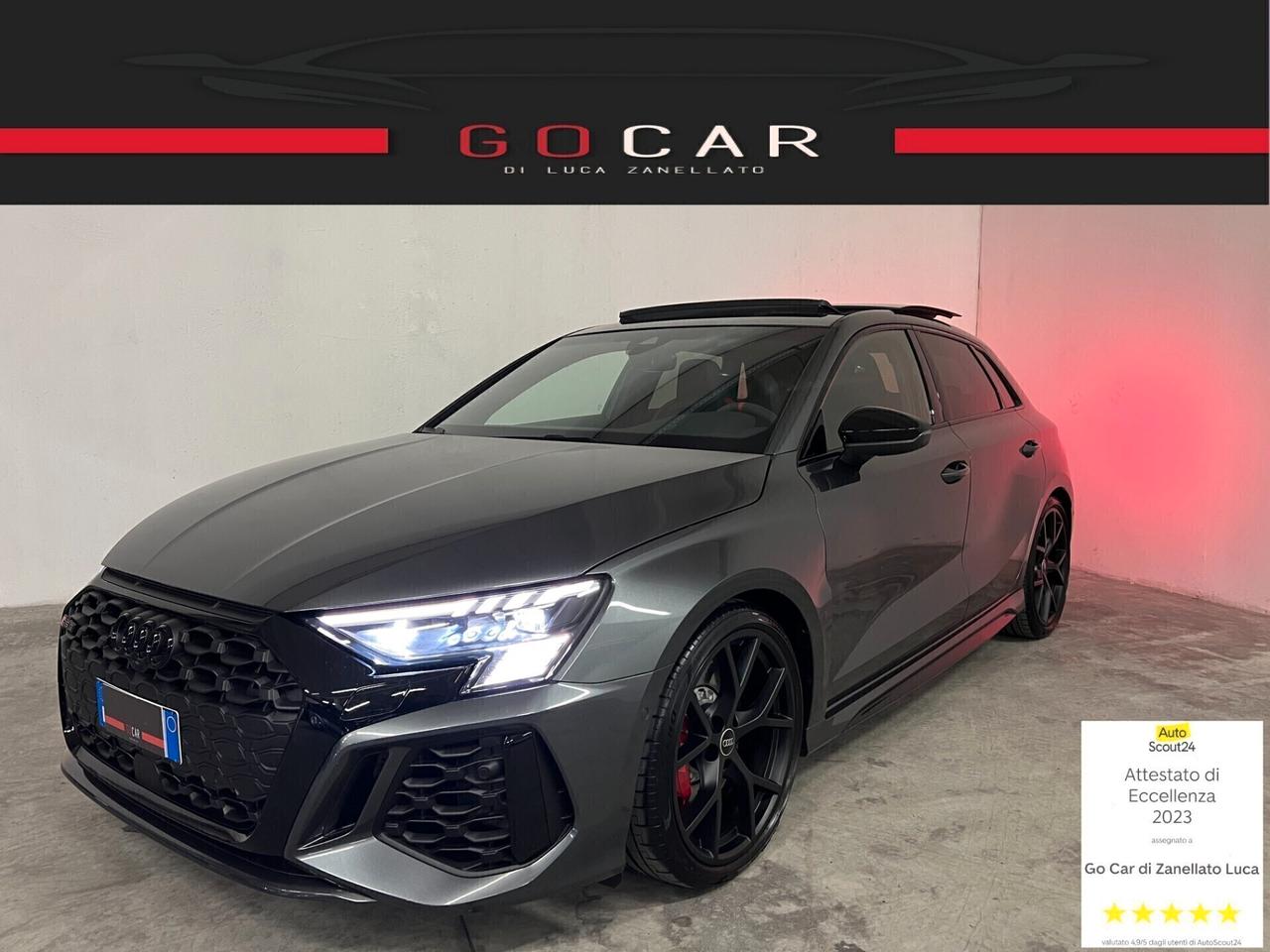 Audi RS3 Sportback Quattro STronic Tetto FULL FULL ITALIANA