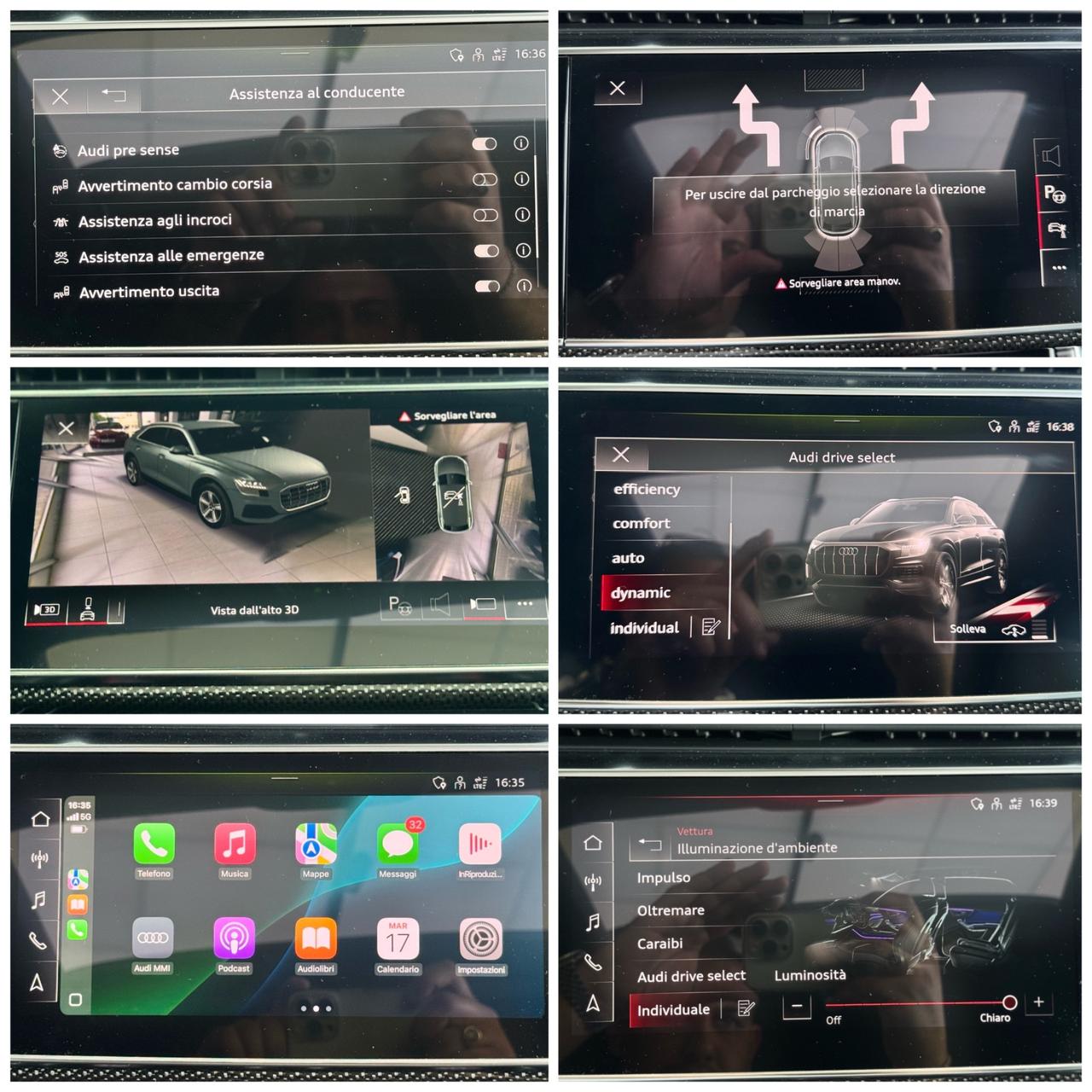 Audi SQ8 TFSI Quattro 507cv V8 Tetto Acc Matrix