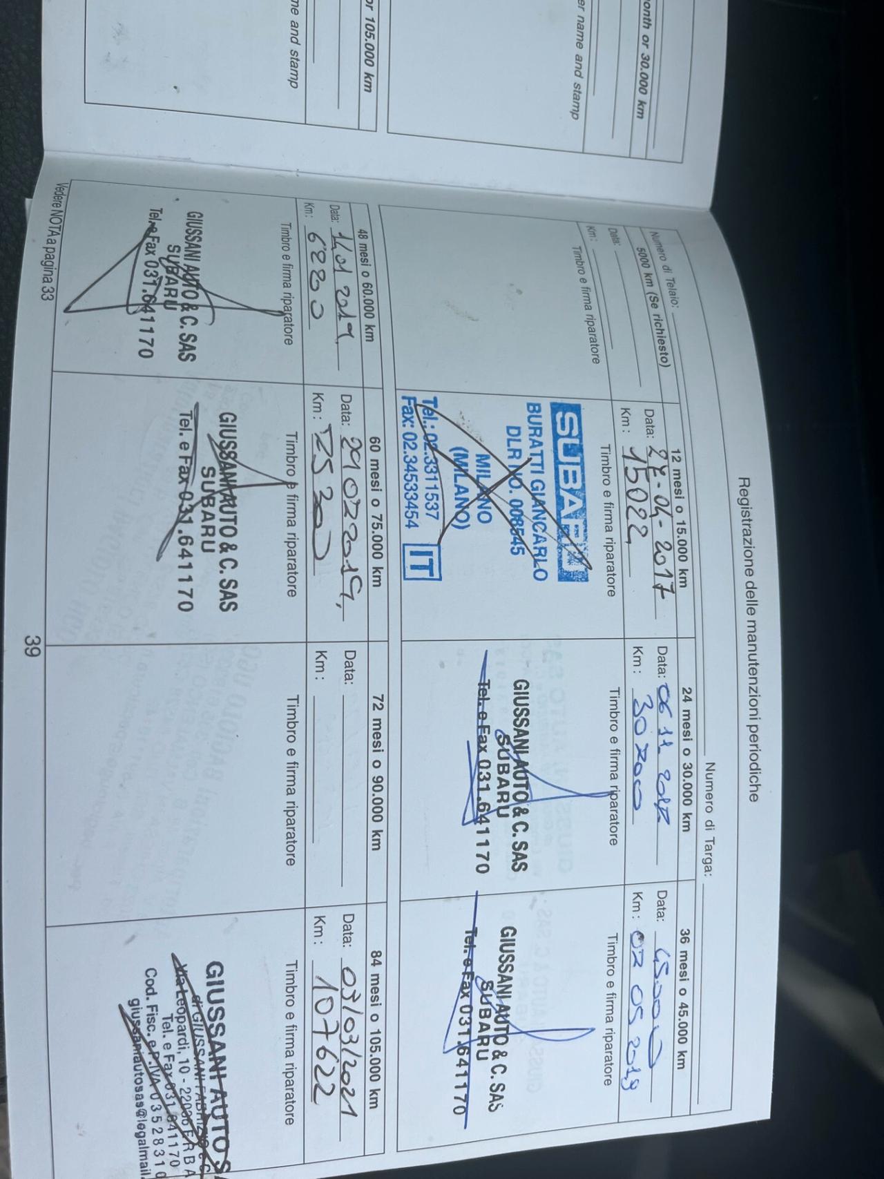 Subaru XV 2.0D Unlimited