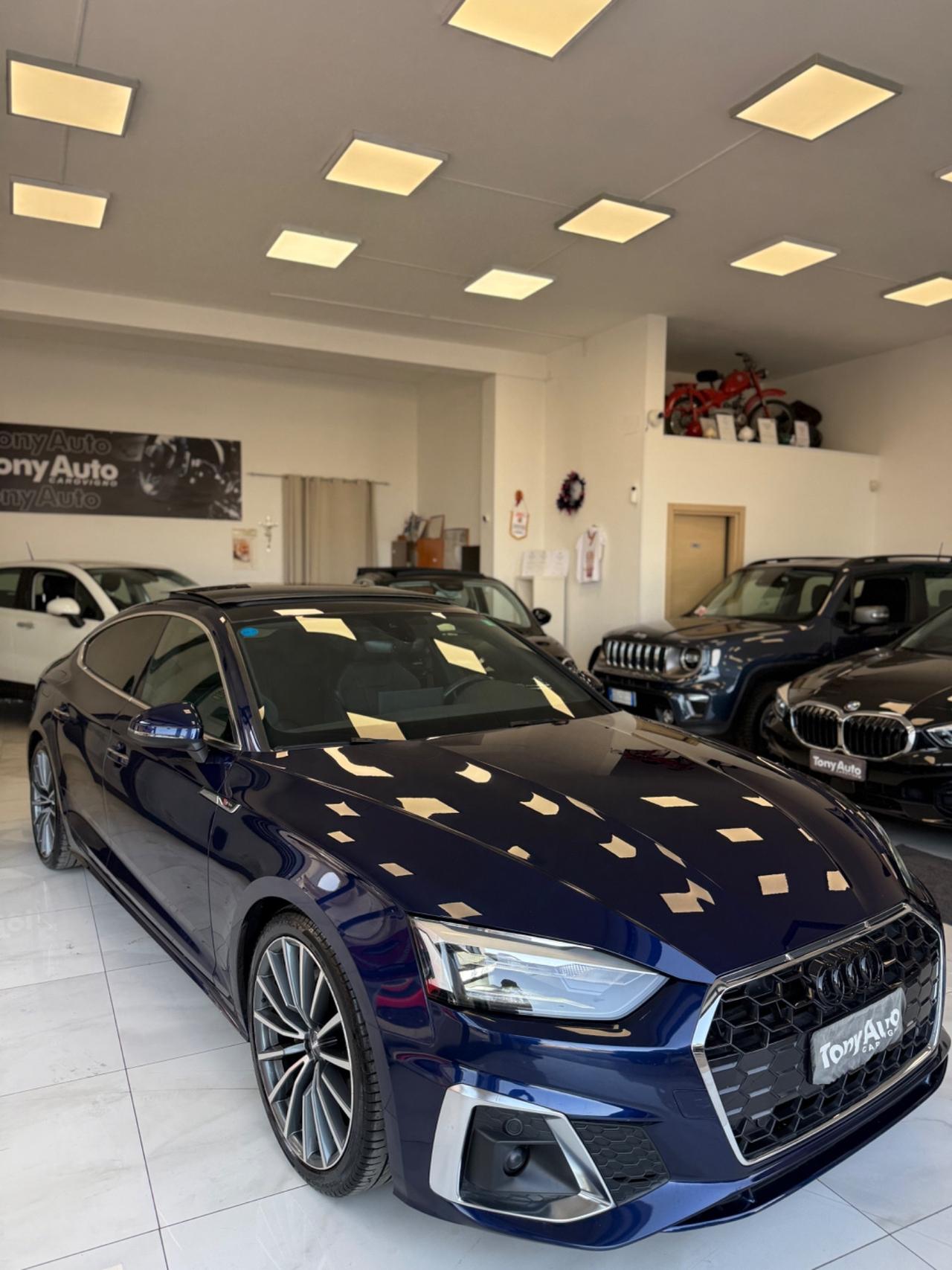 Audi A5 SPB 40 TDI S.LINE EDITION TETTO APRIBILE,VIRTUAL COCKPIT, PACCHETTO LUCI SOFFUSE INTERNE,TELECAMERA