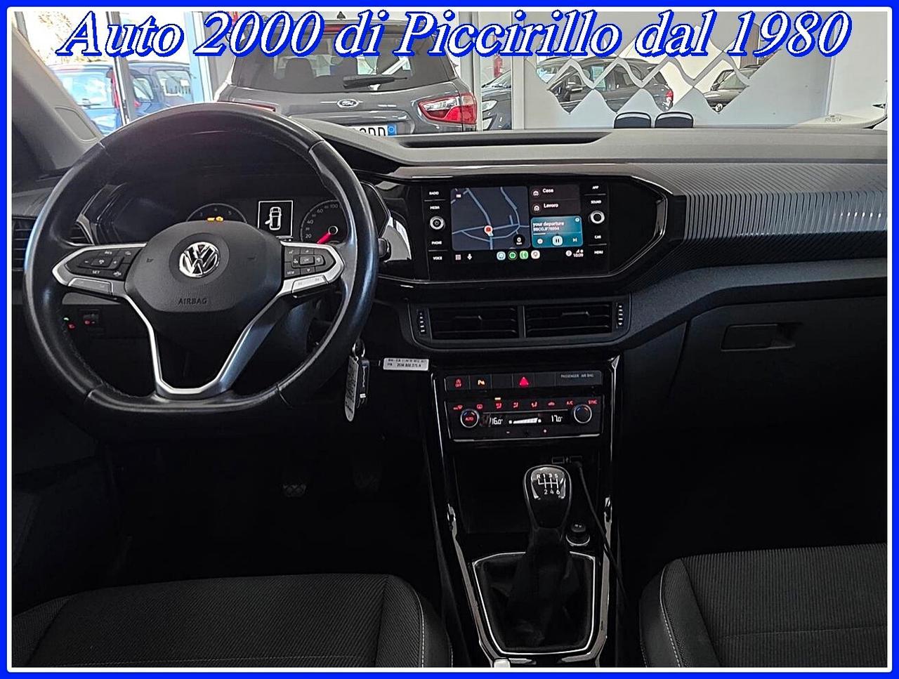 Volkswagen T-Cross 1.0 115CV KmCertificati Garanzia12mesi