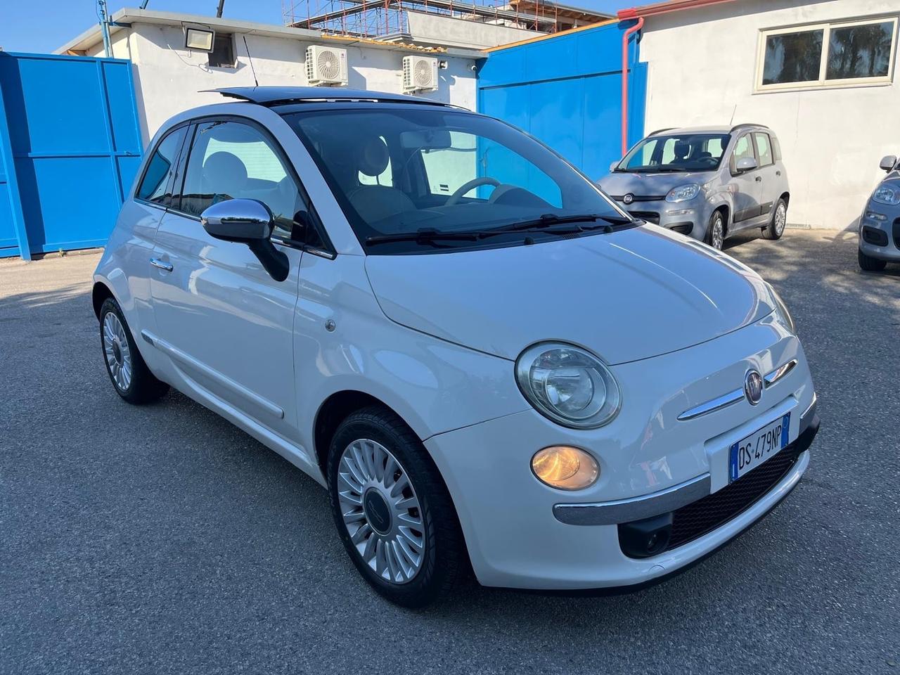 Fiat 500 Lounge 1.2 benz-tetto apri-2008