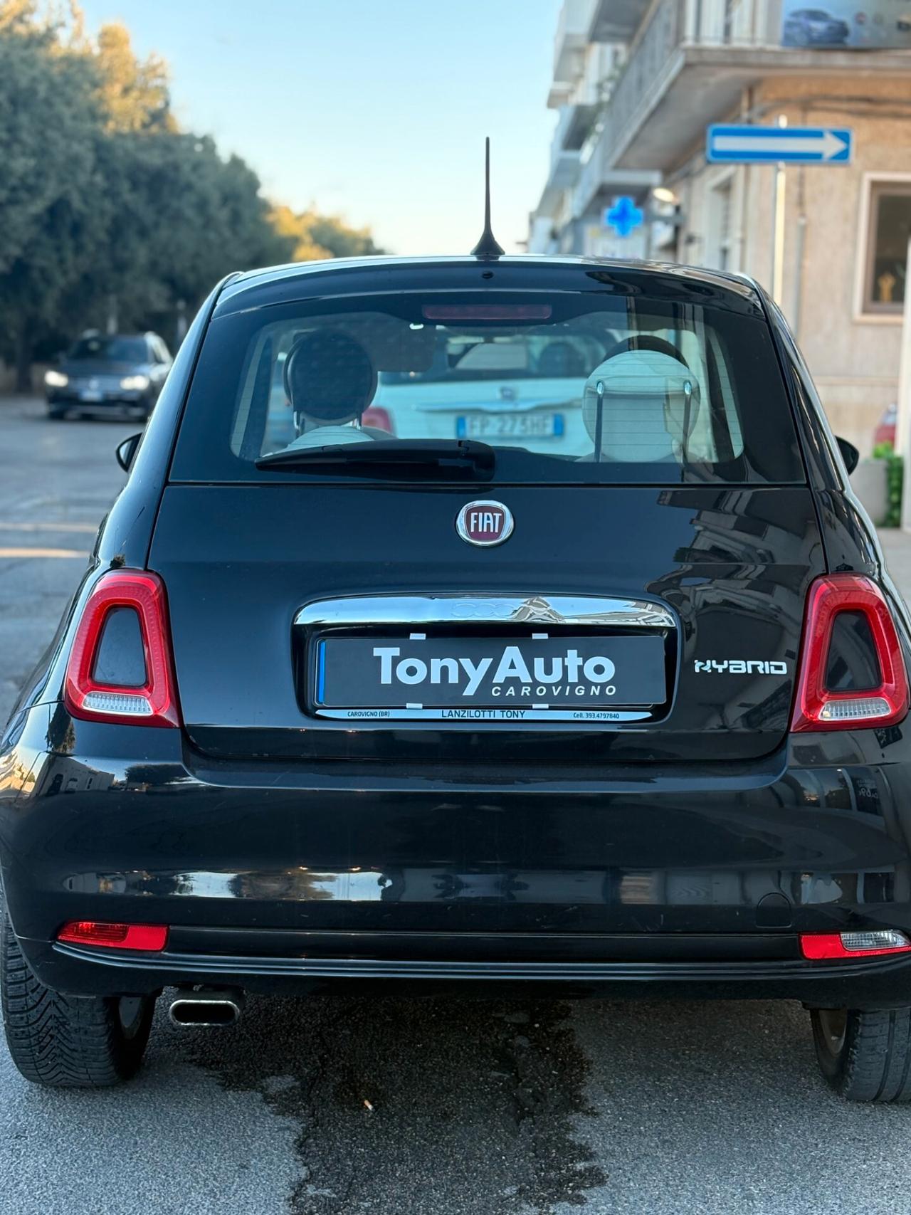 Fiat 500 1.0 hybrid Dolcevita 70cv adatta per NEO PATENTATI,CON BLOCK SHAFT,U-CONNECT,ANDROID AUTO,SCHERMO TO