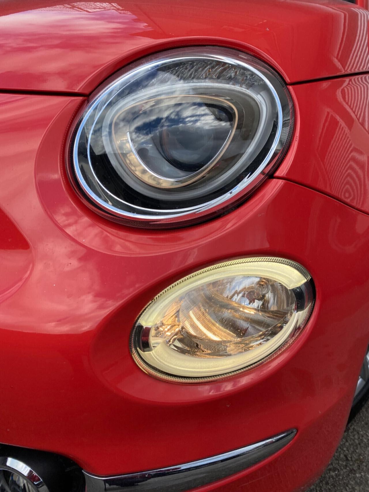 Fiat 500 1.2 GPL 69cv “Lounge” -ROSSO CORALLO