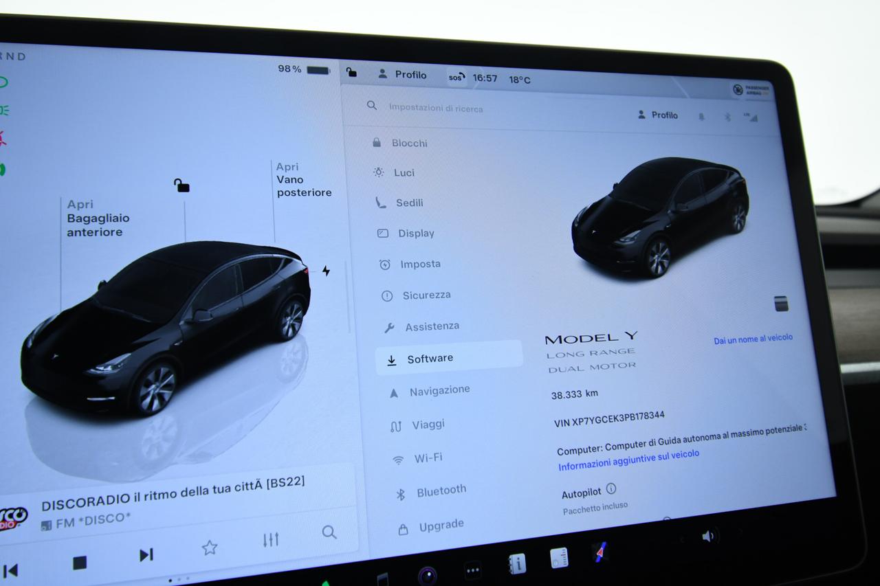 TESLA Model Y Long Range Dual Motor awd PILOTA AUTOMATICO+CAMERA+ACC