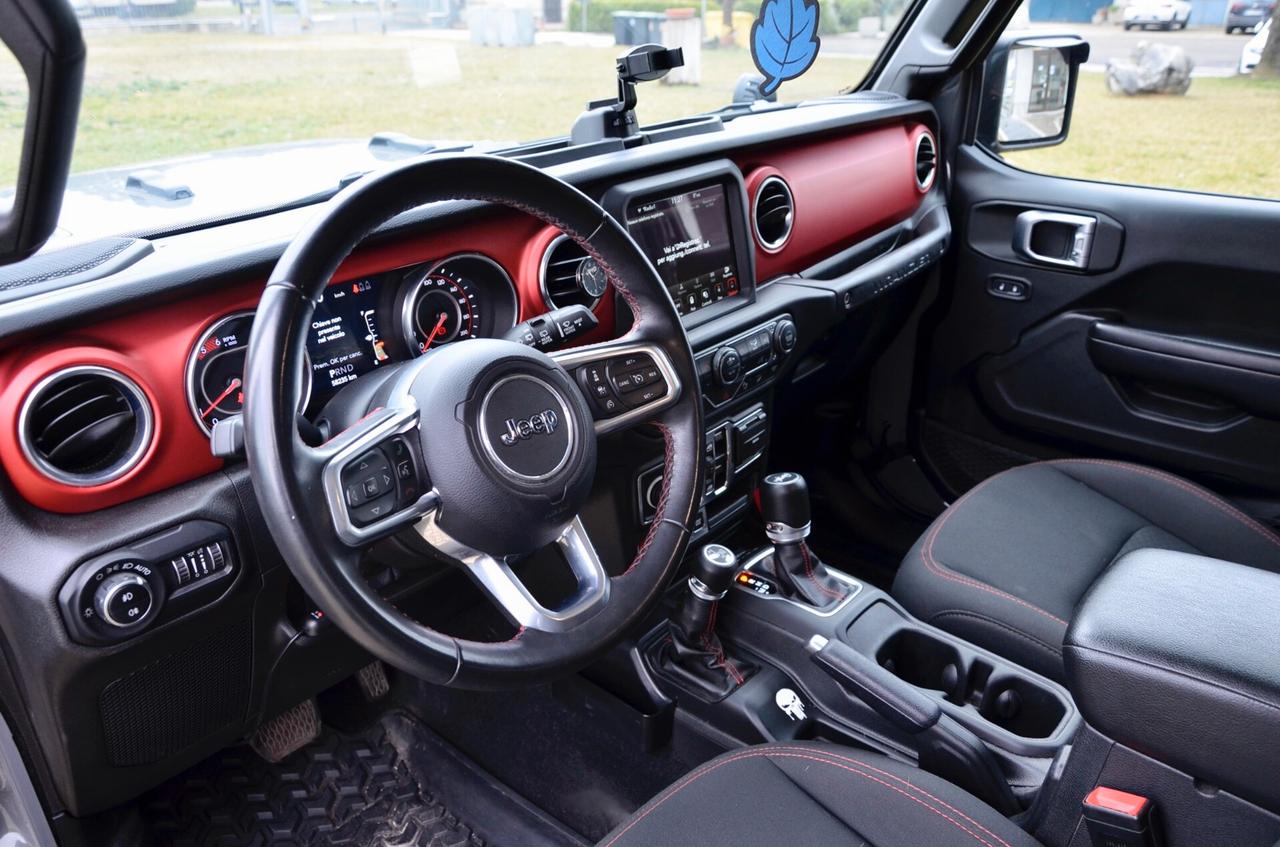 JEEP WRANGLER UNLIMITED 2.2 MJT RUBICON 200cv AUTO, SERVICE CERTIFICATI, UFF ITALIANA, PORTAPACCHI, PERMUTE