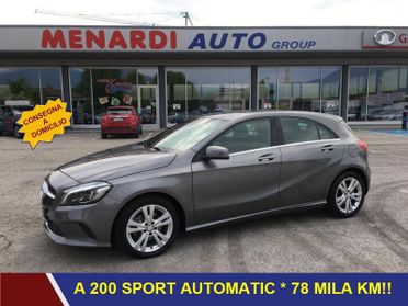 Mercedes-Benz Classe A A 200 d Automatic Sport 78 MILA KM!! GOMME NUOVE