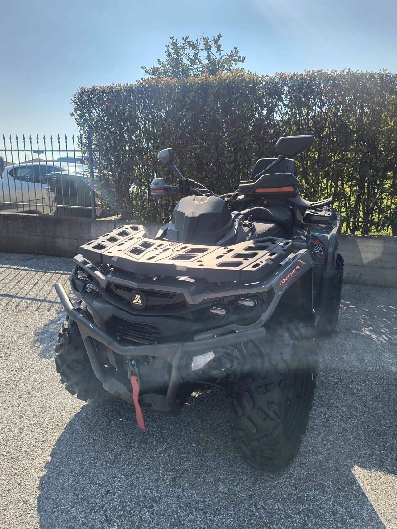 QUAD AGRICOLO ANTHER 650 TARGA GIALLA