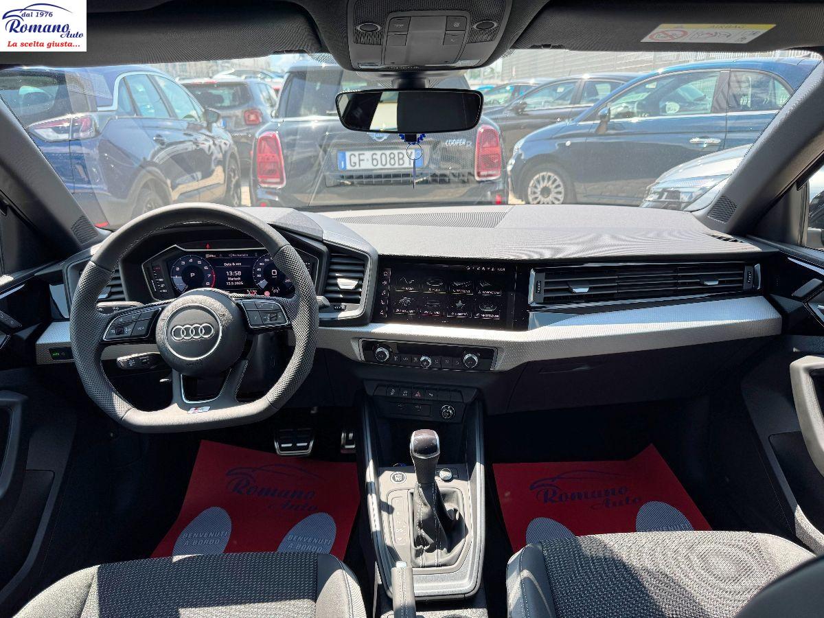 AUDI - A1 Sportback 30 TFSI S tronic Identity Black#S-LINE INTERNO!4 ANNI GARANZIA AUDI!