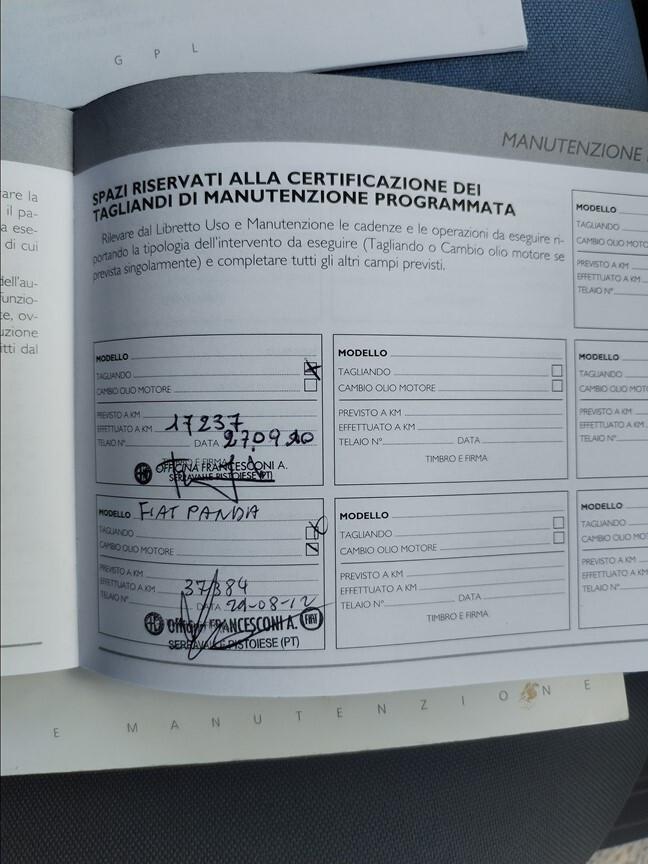 Fiat Panda 1.2 Dynamic GPL 2009 km 136000 MANUTENZIONI FATTE