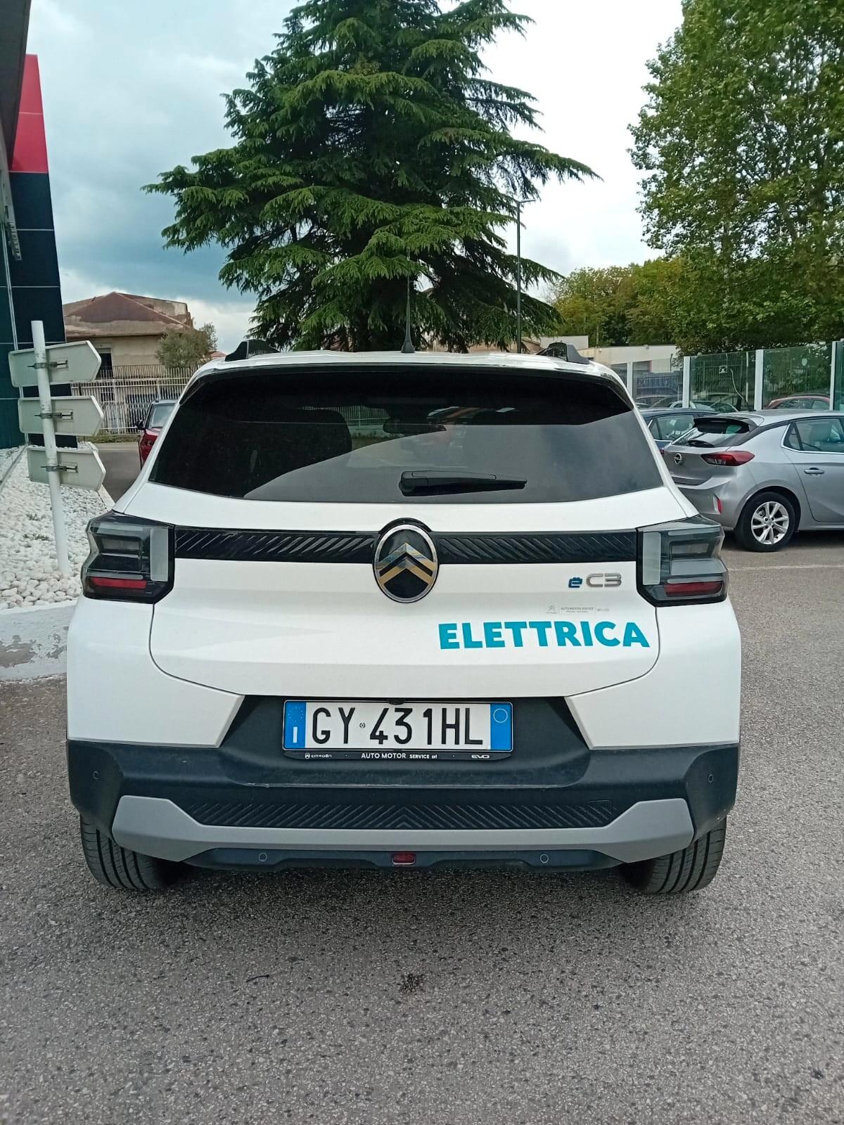 Citroen C3 e-C3 motore elettrico 113 CV Max
