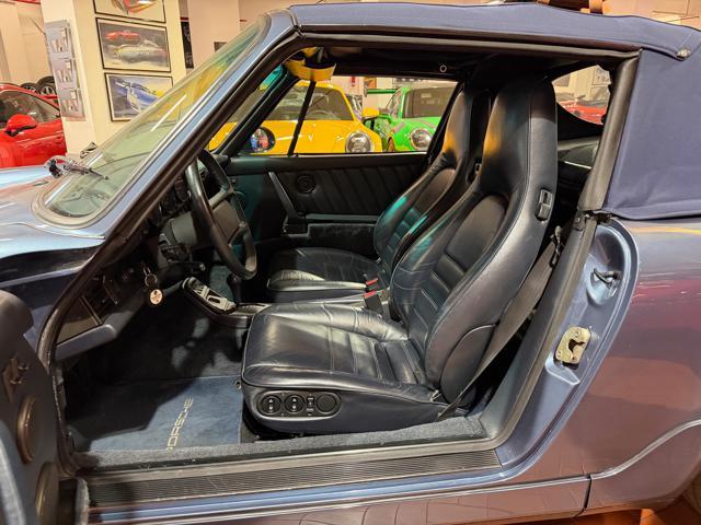 PORSCHE 964 Cabrio-Baltic Blu-Pelle Blu-Capote Blu