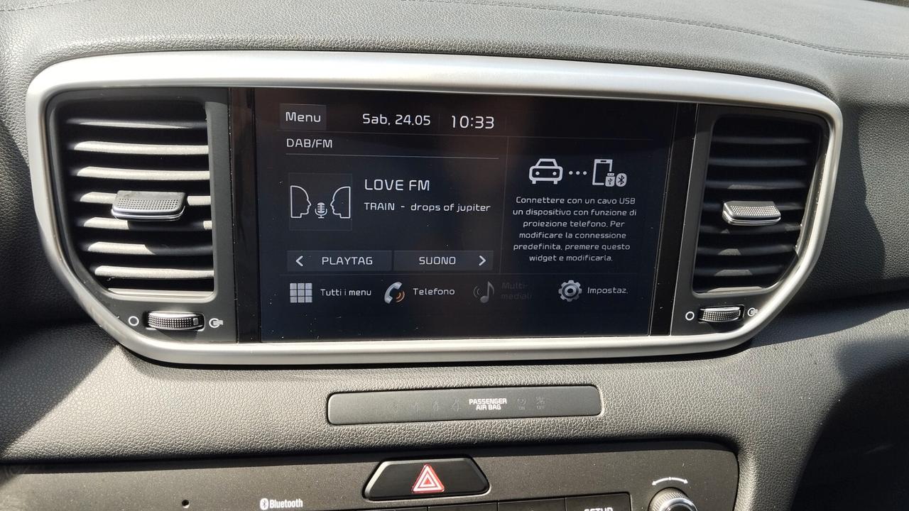 KIA SPORTAGE 1.6 HYBRID-RETROC-GARANZIA FULL