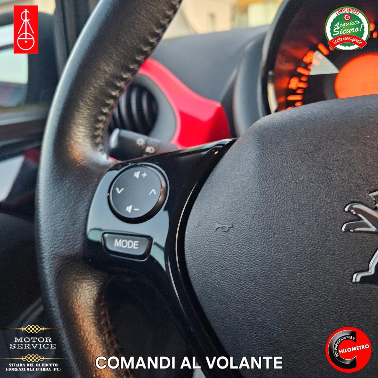Peugeot 108 1.2 benzina 82cv 5 porte da 89€ mese