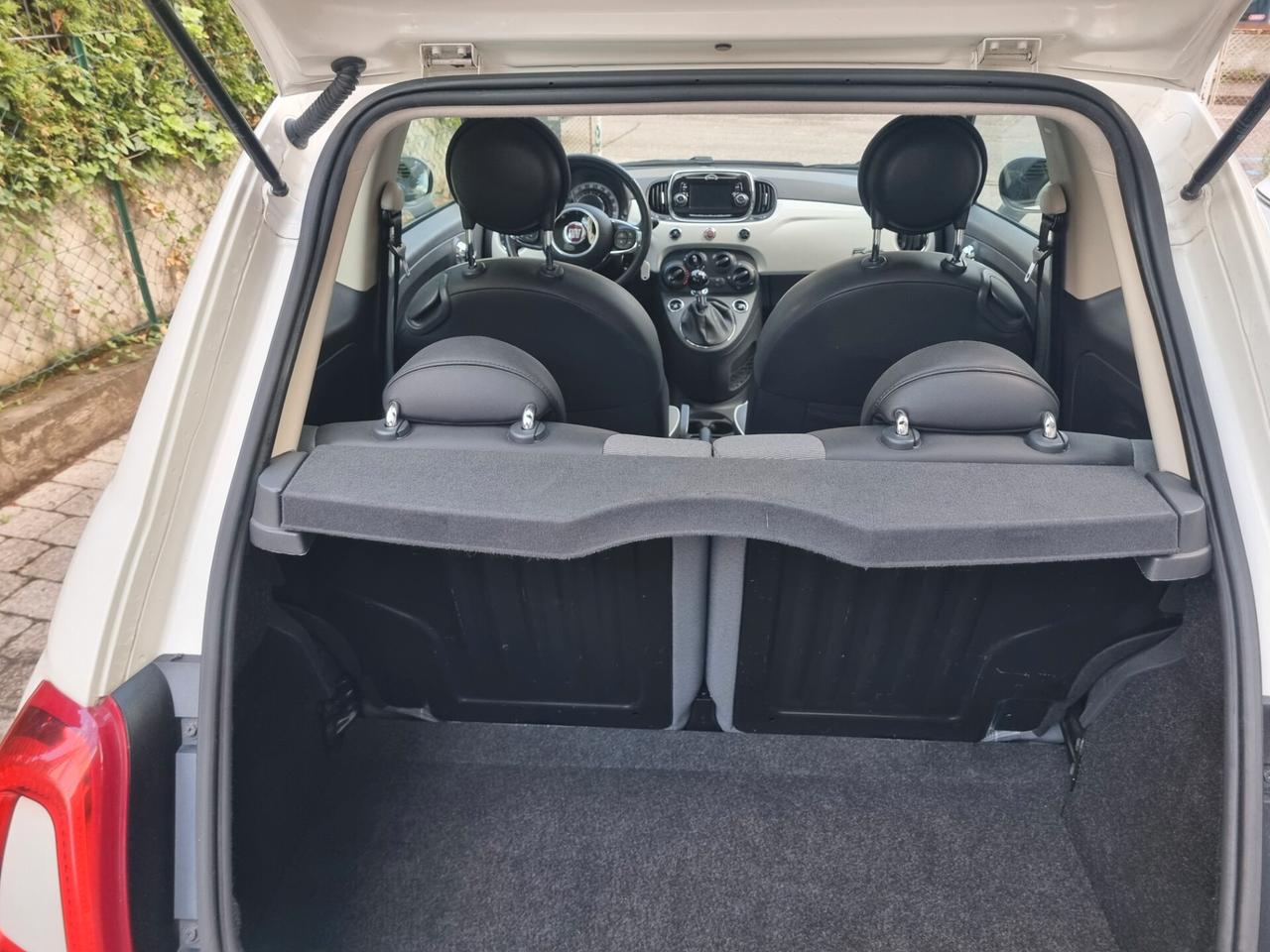 Fiat 500 1.2 Lounge 69cv anno 2016 km 62000 neopat