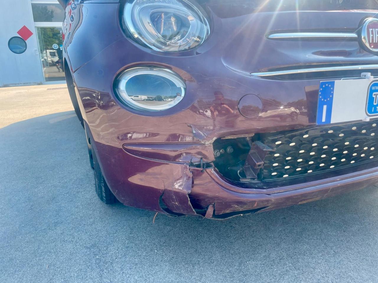 Fiat 500 1.2 Pop 2020 ***LIEVEMENTE SINISTRATA *** MARCIANTE ***
