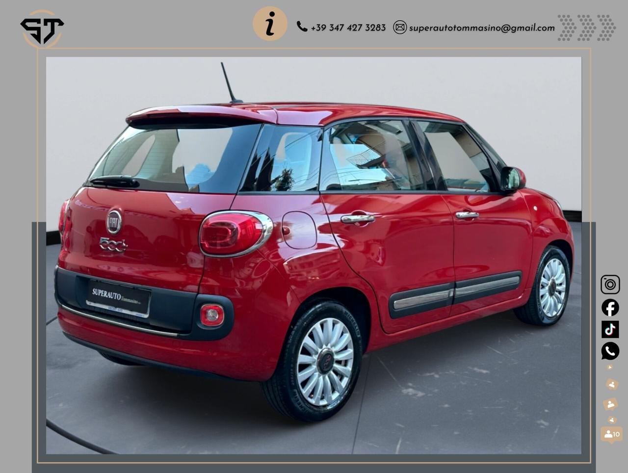 Fiat 500L 1.3 MJ 95 CV Cambio aut Garanzia 12 mesi