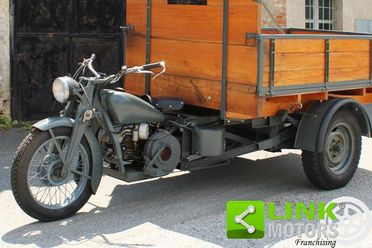 MOTO GUZZI Ercole Motocarro 3 ruote con cassone in legno