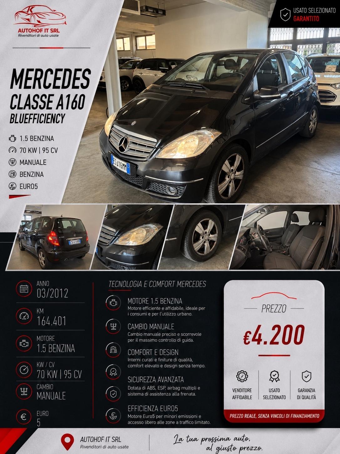Mercedes-benz A 160 BENZINA |OK NEOPATENTATI|