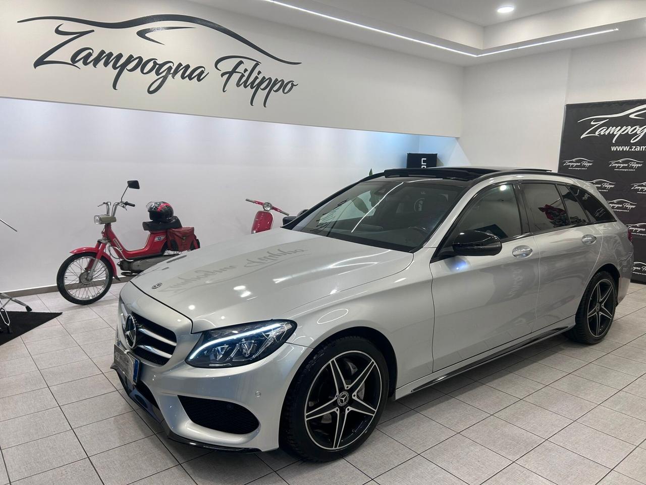 Mercedes C 220d S.W. Exclusive TETTO IVA 2018