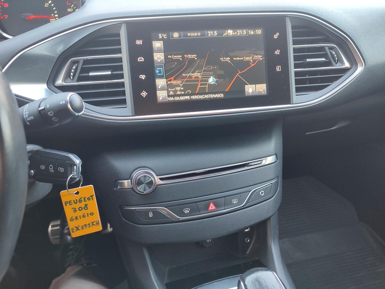 PEUGEOT 308 DEL 2014 TURBO BENZINA EURO6B 8GOMME