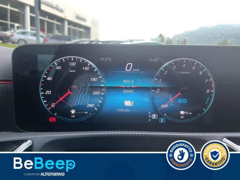 Mercedes-Benz Classe A A 250 E PHEV (EQ-POWER) PREMIUM AUTO