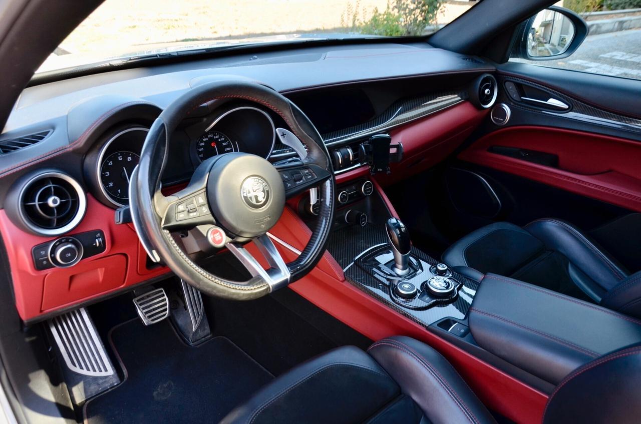 ALFA ROMEO STELVIO 2.9 BI-T V6 QUADRIFOGLIO Q4 510cv AUTO, IVA ESPOSTA, UFF ITALIANA, SERVICE DIMOSTRABILI, TETTO, HARMAN & KARDON, PERMUTE