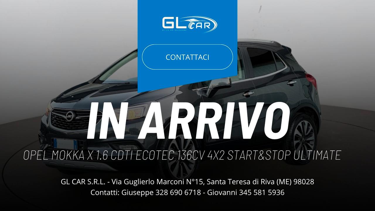 Opel Mokka X 1.6 CDTI Ecotec 136CV 4x2 Start&Stop Ultimate