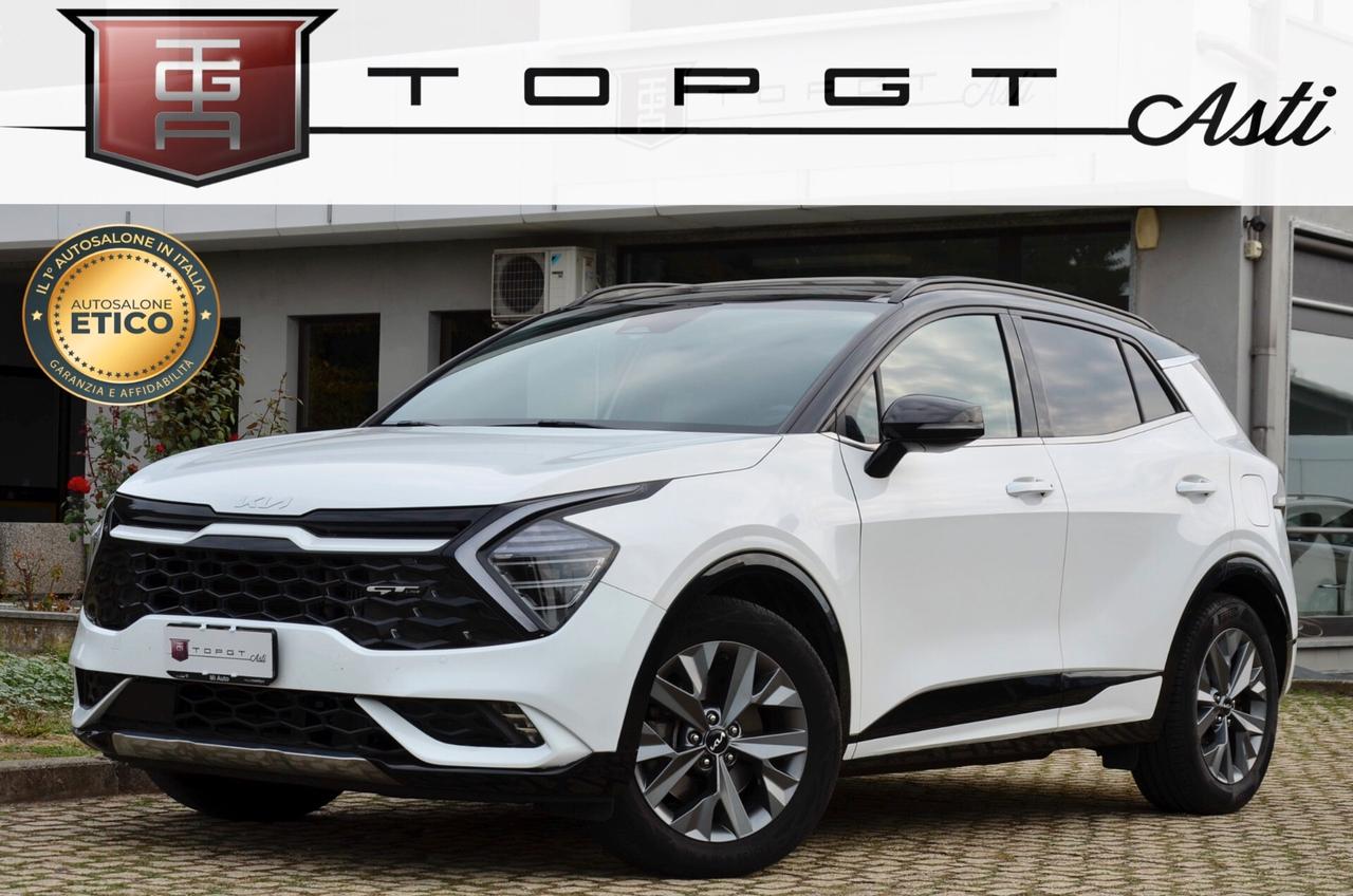 KIA SPORTAGE 1.6 TGDI HEV GT-LINE SUNROOF PACK 180cv AUTO, UNICOPROPRIETARIO, GARANZIA KIA 9/2029, UFF ITALIANA, SERVICE UFF KIA, TETTO, FULL LED, RETROCAMERA, PERMUTE